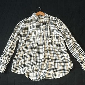 American Eagle Boyfriend fit Flannel Size Medium